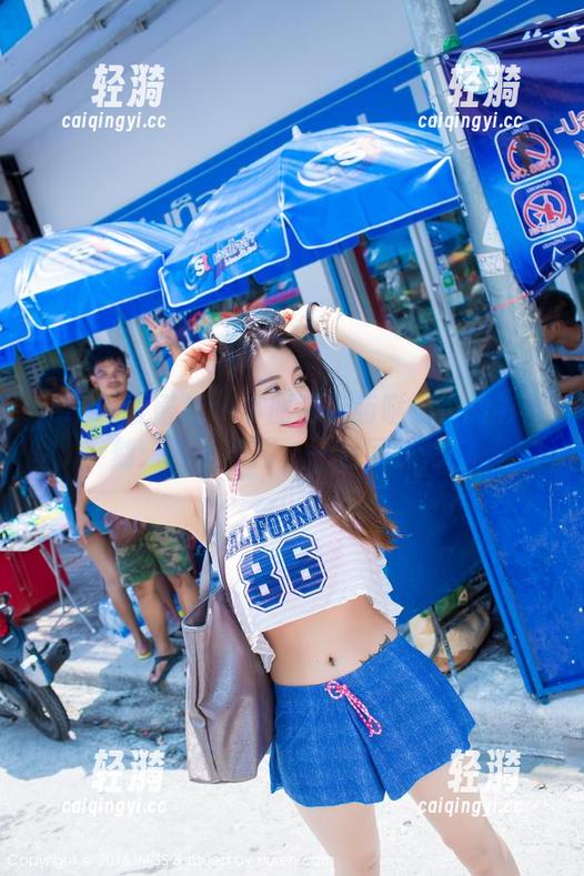 IMiss爱蜜社 - 小丽莎萌萌哒的白衬衫时刻：万千美图，一起回味吧！