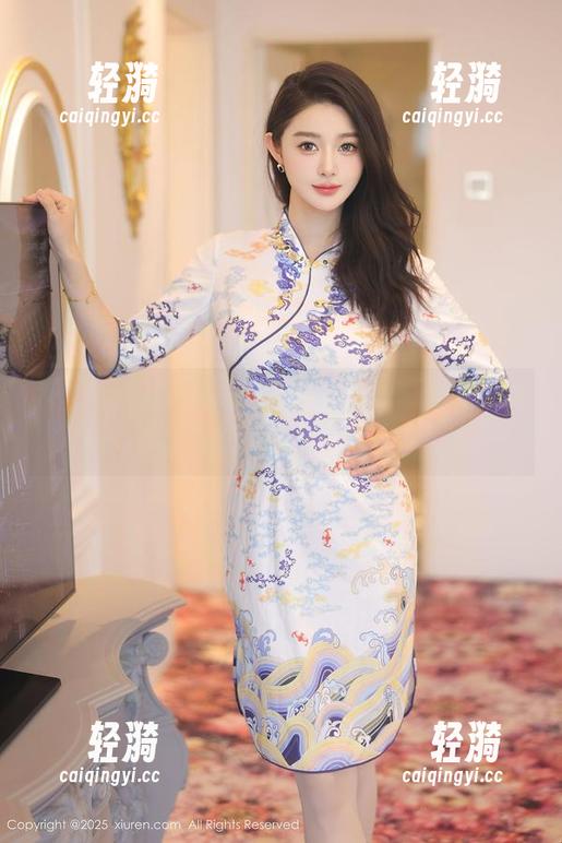 秀人网-卓琳妹妹_jolin 秀人网 - 不怕无圣光,卓琳妹妹_jolin的旗袍写真照样吸引眼球!